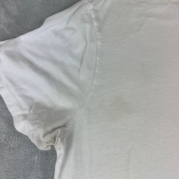 All Saints White State Crew T-Shirt Women's Size Large - Picture 9 of 13